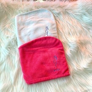 ViDi Microfiber Hair Towel Wraps Anti-Frizz Quick Dry Hair Turban Towels